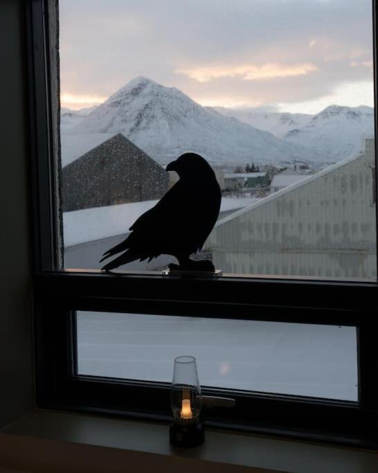 Ferienwohnung Scenic Penthouse - Ocean View & Skylight Windows Siglufjordur Exterior foto